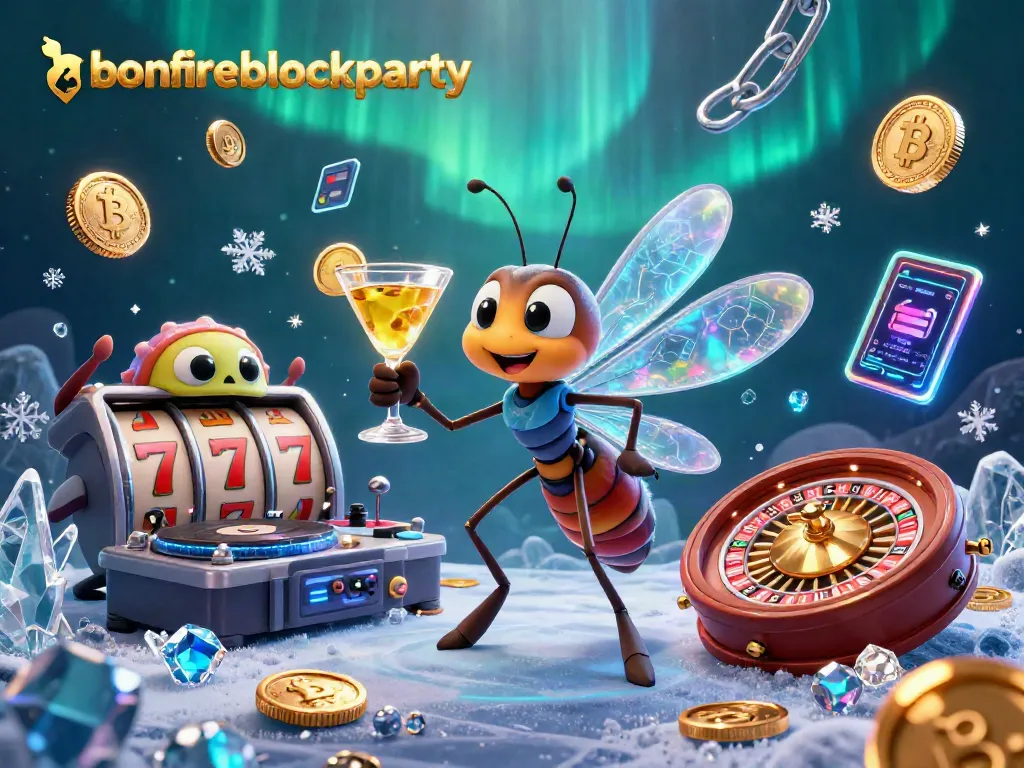 Join the fun at bonfireblockparty by spinning the roulette and winning with golden cocktail delights.